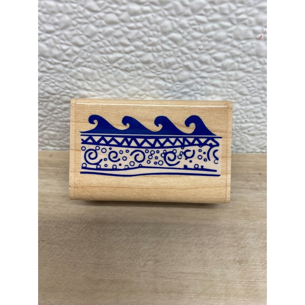 2000 Stampabilities Aussie Ocean Wood Mounted Rubber Stamp